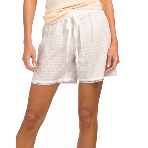ANDINE White Mazy Shorts - Picture 1 of 2
